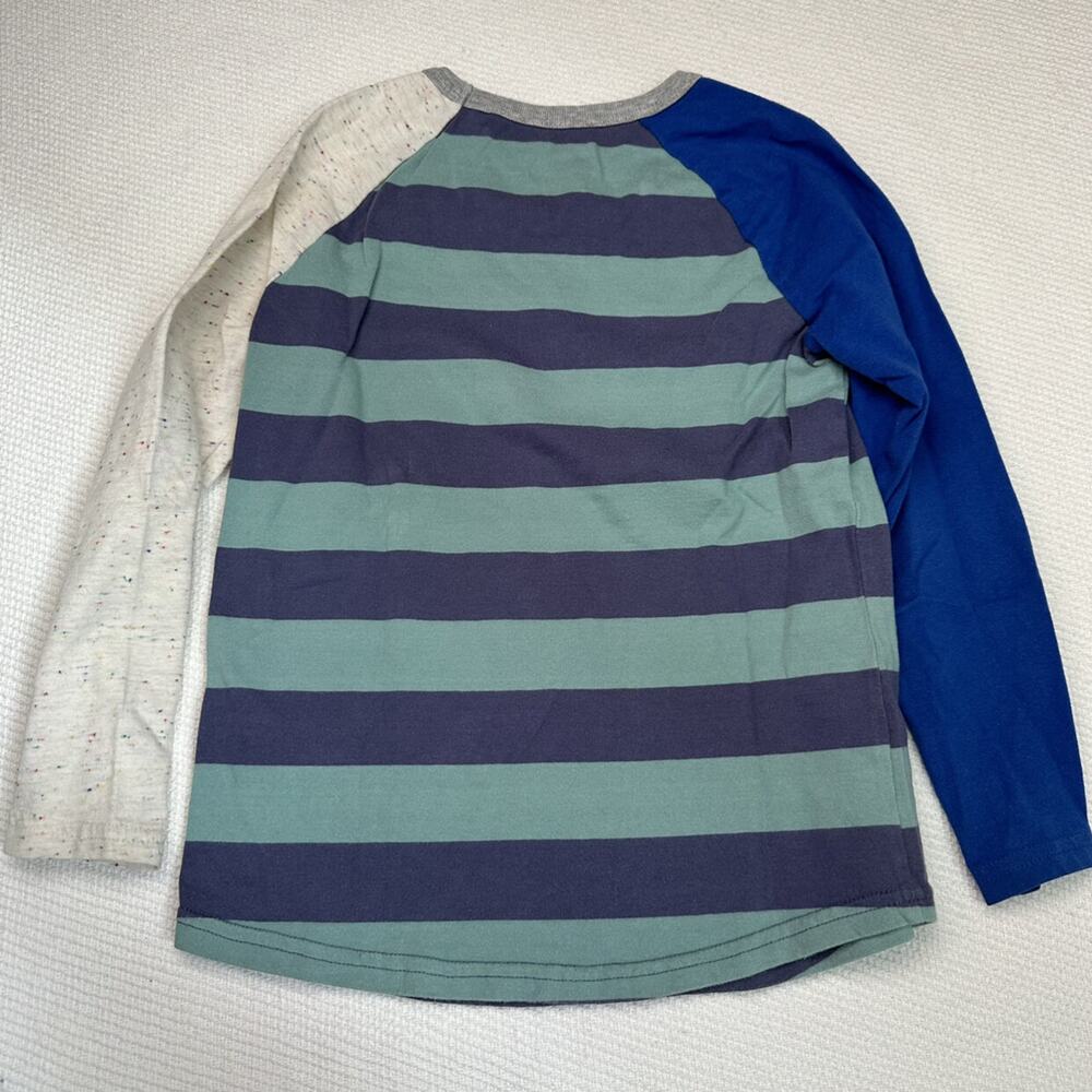 Mini Boden Striped Raglan - Picture 2 of 3